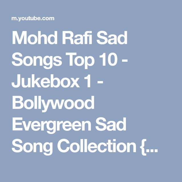 old is gold hindi sad songs collection